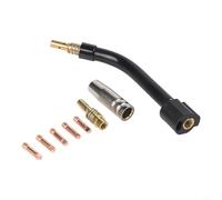 Volakebeing 15AK Kit col de cygne MB15 SB15 avec embouts de buse en cuivre et tige de connexion en laiton pour soudage MIG, réparation automobile, structure en acier (0,6 mm)