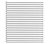 Volakebeing 24 pièces pour rayons et tétons en acier inoxydable pour vélo électrique, compatible avec électrique pliable pour - 12 G/13 G, longueur 79-230 mm, argent/noir (13 g noir 230 mm)