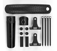 Volakebeing ABS noir pour garde-boue pour VTT de 66 cm, 69,8 cm, 73,7 cm, angle réglable pour avec montage à dégagement rapide, ajustement avant et arrière pour (arrière uniquement)