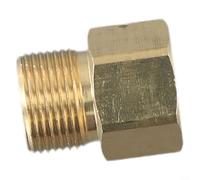 Volakebeing Adaptateur de nettoyeur haute pression métrique en laiton M22 15 mm mâle vers M22 14 mm femelle pour nettoyeurs haute pression électriques, connecteur réducteur avec 4500 PSI de