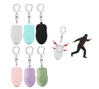Volakebeing Alarme de sécurité personnelle 140 dB - Alarme sonore d'urgence puissante - Porte-clés anti-attaque - Appareil de sécurité portable pour femme - Pour randonnée, camping (noir)