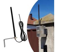 Volakebeing Antenne de portail à portée étendue 433 MHz pour ouvre-portail intelligent GTO, antenne récepteur externe de porte de garage avec amplificateur de signal longue distance de 250 m, support