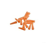 Volakebeing Assortiment de cônes en silicone, 100 pièces résistantes aux hautes températures pour revêtement en poudre et peinture, réutilisables, résistants à la chaleur jusqu'à 315,6 °C, compatibles