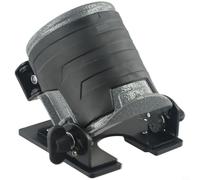Volakebeing Base inclinable en aluminium de 65 mm pour débroussailleuse à bois compacte, angle réglable de -30° ~ + 45°, outil de coupe de stratifié, compatible avec les accessoires de défonceuse à