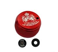 Volakebeing Bobine de frein mécanique, alliage d'aluminium, kit de son interne, compatible avec les moulinets 3/3,5/4/P5, bleu clair (rouge)
