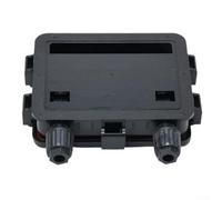 Volakebeing Boîte de jonction pour panneau solaire 180 W-300 W étanche IP67 DC 1-5 A en fibre de carbone pour la maison, le jardin, système PV hors réseau, noir, 98 x 134 x 24 mm