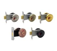 Volakebeing Boulons de serrure de porte avec indicateur vide transparent/occupé, assurance de la vie privée, installation facile pour les toilettes publiques, salles de bains et camping-cars, fil