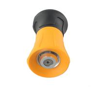 Volakebeing Buse de pulvérisation de tuyau d'arrosage de 1,9 cm pour arrosage haute pression, construction en métal robuste avec poignée en caoutchouc, compatible avec les tuyaux standard de 1,9 cm,