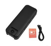 Volakebeing Caméra de corps sans fil HD 4K avec télécommande rotative à 180° et détection 4 g