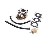 Volakebeing Carburateur en métal et plastique avec ensemble de joints et kit de conduite de carburant compatible avec Mountfield HP414, M411PD, RS100, SP414, HP164, SP164, tondeuse à gazon à essence