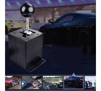 Volakebeing Changeur de vitesse USB H pour PC G29 G27 et pour simulateurs de course Thrustmaster T300 T500, modèle 6+R 7 vitesses 7 + R 8 vitesses, plastique + alliage d'aluminium (6 vitesses +