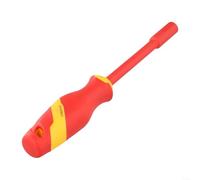 Volakebeing Clé à douille isolée VDE professionnelle 1000 V Résistance à la tension Outil de sécurité pour électricien Construction en alliage d'acier TPE Isolation 4 mm à 14 mm Plage (11 mm)