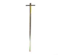 Volakebeing Clé triangulaire pour accès à la porte d'ascenseur - Outil de clé en métal 100/200/300 mm compatible avec les modèles élévateurs et ascenseurs standard, pour un triangle durable (300 mm)