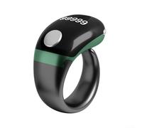 Volakebeing Compteur de bague intelligent, avec écran LCD de type C rechargeable, compteur numérique électronique, niveau de batterie, compteur de temps, date, doigt réglable (vert)