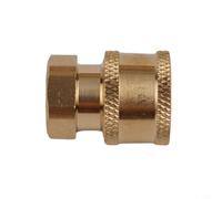 Volakebeing Connecteur adaptateur de tuyau de nettoyeur haute pression à dégagement rapide 6,35 mm, pour raccord en laiton durable, compatible avec filetage femelle BSP1/4, pour une installation