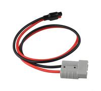 Volakebeing Connecteur d'alimentation 50 A Câble d'extension robuste en cuivre 10 AWG 60 cm Gris Noir Rouge