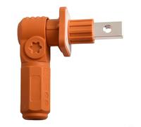 Volakebeing Connecteur de stockage d'énergie de batterie 120 A 200 A terminal rapide monocœur ignifuge IP67 PA66 coque pour systèmes de stockage d'énergie (120 A-jaune)