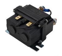 Volakebeing Contacteur électromagnétique pour treuil 12 V 250 A pour relais pour treuil de 4 082,3 kg avec câble de relais, kit de télécommande étanche pour équipement mécanique, noir