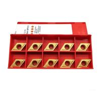 Volakebeing DCMT11T304 BP010 Inserts de tournage en carbure pour tour CNC SDJCL SDUCR 10 pièces DCMT32.51 Outils de coupe indexables Usinage industriel