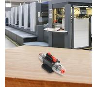 Volakebeing Disjoncteur automatique en ligne 12 V-24 V CC avec interrupteur à fusible de réinitialisation manuelle, cosses de fil de calibre 8 à 12, couvercle étanche, pour VR pour systèmes audio de