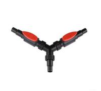Volakebeing Distributeur Y à 3 voies pour systèmes d'arrosage de jardin, répartiteur de débit d'eau avec connecteurs filetés de 1,9 cm, compatible avec les pompes de bassin et (CST-02F)