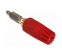 Volakebeing Embout de pulvérisation rotatif pour nettoyeur haute pression 5100 PSI avec entrée mâle à connexion rapide et filtre intégré pour un nettoyage extérieur efficace de la terrasse