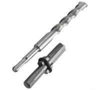 Volakebeing Fendeur de pierre pour béton, roche, pierre avec foret 16-18 mm pour pierre dure, granit, marbre, basalte, grès, calcaire - Alliage d'acier au chrome vanadium (18 mm)