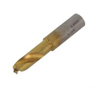 Volakebeing Foret à souder par points HSS Cobalt 6,5 mm 8 mm 10 mm avec placage en titane, pointe conique et tige plate antidérapante, compatible avec les outils électriques rotatifs (6,5 mm)