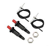 Volakebeing Générateur d'étincelles piézoélectrique à bouton-poussoir avec câble de 1 m pour barbecue extérieur, cuisinière à gaz propane, démarreur de barbecue, allumage de cheminée à gaz