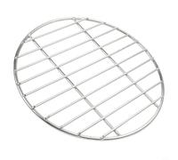 Volakebeing Grille ronde en acier inoxydable pour barbecue - Grille de cuisson d'extérieur pour charbon de bois, filet de cuisson de rechange pour camping, pique-nique et fêtes de jardin (28 cm)