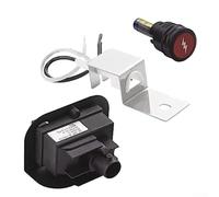 Volakebeing Kit d'allumage de rechange pour barbecue à gaz compatible avec Weber 80462 pour séries Q100 Q120 Q200 Q220 - Résistant à la chaleur - Allume-étincelle pour extérieur