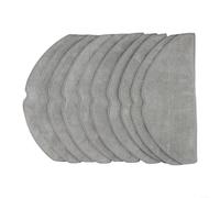 Volakebeing Kit de 4/10 chiffons de rechange en microfibre pour aspirateur Eufy G50 L60 pour robot hybride SES, installation facile, gris (lot de 10)