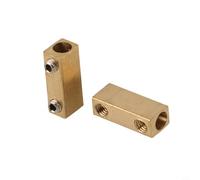 Volakebeing Kit de connecteurs de fils avec épissure de connecteur bout à bout et bornes de câblage rapide, borniers électriques en cuivre pour courant élevé 10 A-80 A, assemblage de fils facile à