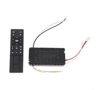 Volakebeing Kit de contrôle à distance pour ventilateur de plafond sans fil avec fonction de gradation, 6 réglages de vitesse, contrôleur de fréquence variable, pilote AC 110 V-265 V