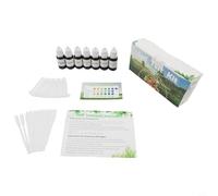 Volakebeing Kit de test de sol 4 en 1 pour pH, ammoniaque, azote, phosphore et potassium, testeur numérique pour jardin, pelouse, ferme, agriculture, fertilité
