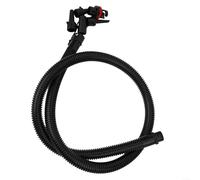 Volakebeing Kit de tuyau de pompe à air gonflable avec 5 adaptateurs de buse Tube de rechange pour planche de paddle pour kayak, planche de surf, connecteur de pompe à main, 2 m de long, matériau PVC