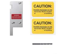 Volakebeing Kit de verrouillage de générateur pour disjoncteurs principaux ITE Gould Murray 150/200 A avec plaques de sécurité d'espacement de 3,8 cm pour générateur fiable (SD-200VL)