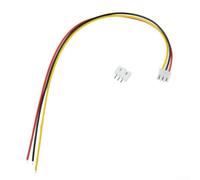 Volakebeing Lot de 10 connecteurs de câble XH 2,54 mm 2-4 broches mâles femelles 24 AWG 20 cm Connecteur électrique Auto Terminal Industriel (3P)