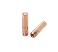 Volakebeing Lot de 10 embouts MB15 15AK M6 en cuivre pour torche de soudage MIG MAG 0,6 mm 0,8 mm 0,9 mm 1,0 mm 1,2 mm résistant aux hautes températures (0,6 mm)