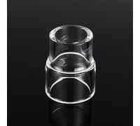 Volakebeing Lot de 10 torches de soudage TIG pour kit de lentilles à gaz étroites #12 - Coupe transparente pour WP-17/18/26 2,4 mm 3/32" avec joint torique de corps de pince isolant, compatible avec