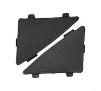 Volakebeing Lot de 2 capuchons triangulaires pour crochet de remorquage avant pour 3 modèles AXELA 2014-2016, en plastique noir avec revêtement transparent, 7 x 5 x 4 cm