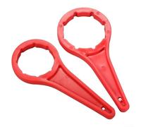 Volakebeing Lot de 2 clés ouvre-couvercles en plastique rouge pour ouvrir et fermer les couvercles de tambour 20 L-30 L grande taille et 5 L-10 L petite taille multifonctions compatibles