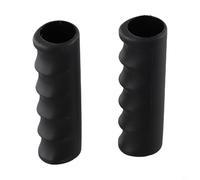 Volakebeing Lot de 2 poignées de rechange en caoutchouc antidérapant et résistant aux intempéries pour brouette - Diamètre intérieur : 22 à 30 mm - Noir - 118 x 28 mm