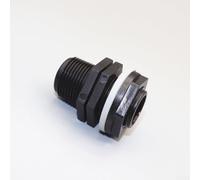 Volakebeing Lot de 2 raccords de pluie avec filetage extérieur de 2 pouces pour réservoir d'eau, pour conteneurs IBC, utilisation dans le jardin, joint d'étanchéité inclus