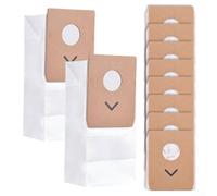 Volakebeing Lot de 4 sacs à poussière de rechange pour aspirateur sans fil Eureka Stylus Elite NEC490BL, tissu non tissé, filtration 5 couches, taille L