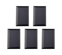 Volakebeing Lot de 5 mini panneaux solaires 6 V 70 mA pour projets de faible puissance - 72 x 45 mm - Design compact pour la maison et le jardin