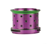 Volakebeing LS8000 Moulinet de pêche pour Daiwa compatible avec les séries 8000 10000 12000 KCN3 8000 10000 14000 Series Argent Violet 0,35-0,55 mm