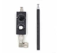 Volakebeing Mini-ANT 20 W QRP Full Band Antenne accordée à ondes courtes, fréquence réglable 5 MHz-55 MHz, design télescopique, compatible UHF VHF pour radio amateur (B)