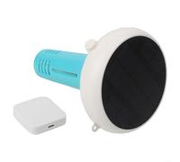 Volakebeing Moniteur de qualité de l'eau solaire WiFi pH ORP Salinité Température Piscine Testeur étanche IP67 Sans fil Données réelles Contrôle par application mobile
