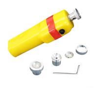 Volakebeing Outil de réparation et de façonnage de pointe de queue de billard électrique pour queues de billard et snooker, taille de pointe réglable de 9 mm à 14 mm, comprend des disques de meulage